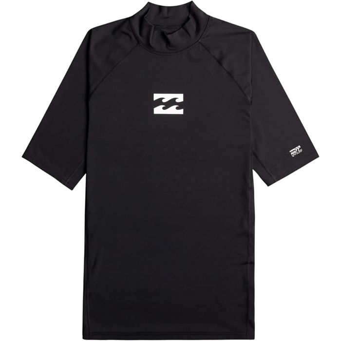 Billabong - UV-Rashguard voor mannen met korte mouwen - Waves All Day - UPF50+ - Zwart