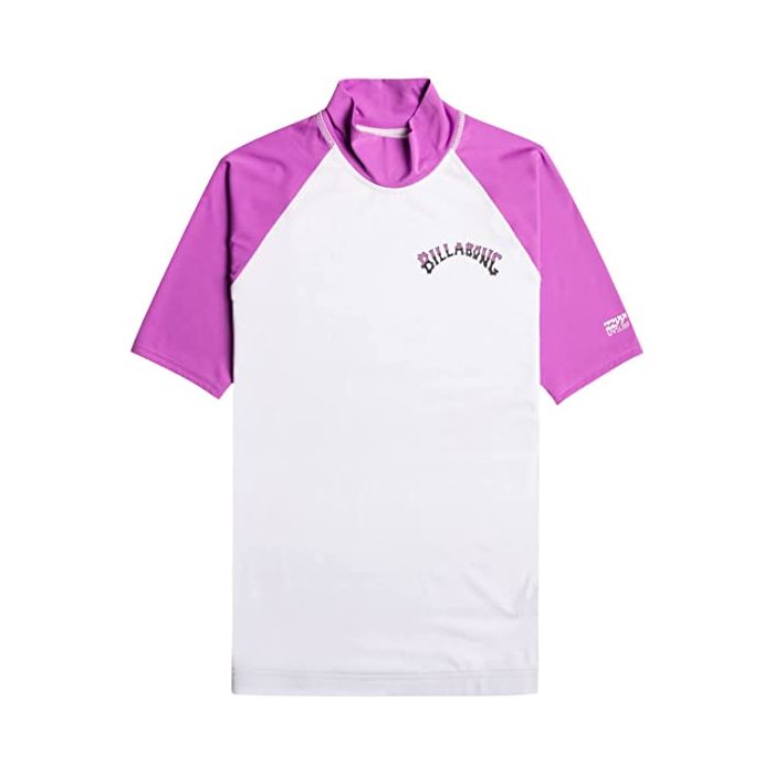 Billabong - UV-Rashguard voor vrouwen met korte mouwen- Sunny Side - UPF50+ - Paars