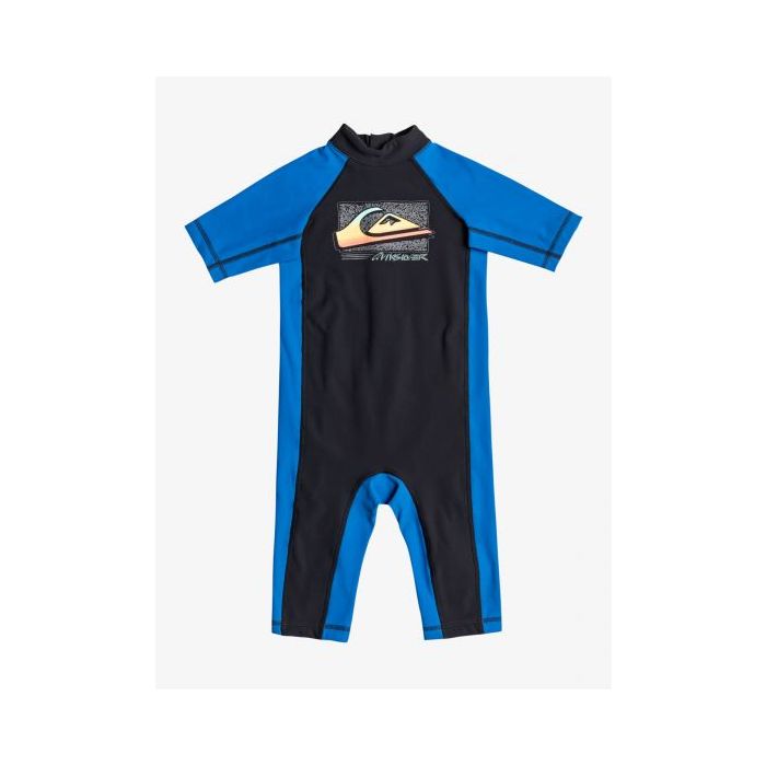 Quiksilver - UV Zwempak voor jongens - Thermo Spring Korte mouw - UPF50 - Jet Black - Zwart