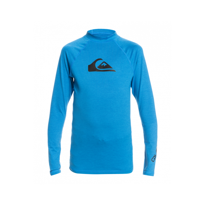 Quiksilver - UV Surf T-shirt voor jongens - All Time Lange mouw - UPF50 - Snorkel Blue - Blauw