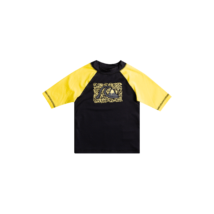Quiksilver - UV-Zwemshirt met korte mouwen voor jongens- Next gen - Zwart