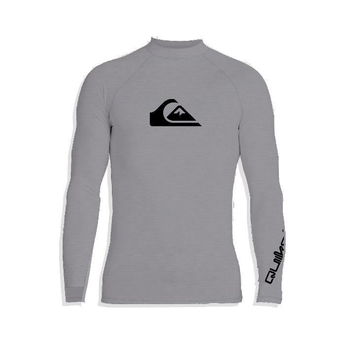 Quiksilver - UV-Zwemshirt met lange mouwen voor mannen - All time - Grijs