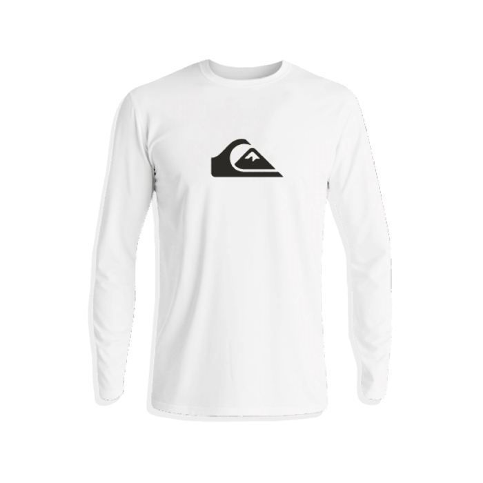 Quiksilver - UV-Zwemshirt met lange mouwen voor mannen - Solid - Wit