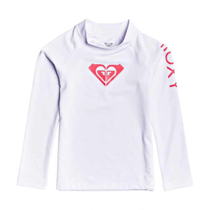 Roxy - UV Zwemshirt voor jonge meisjes - Longsleeve - Whole Hearted - Helder Wit