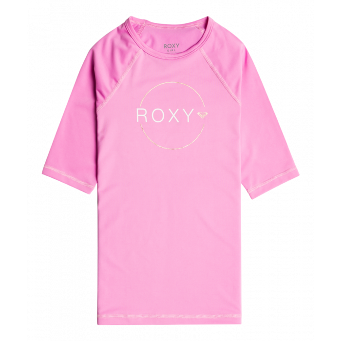 Roxy - UV Rashguard voor meisjes - Beach Classic - Korte mouw - UPF50 - Cyclamen
