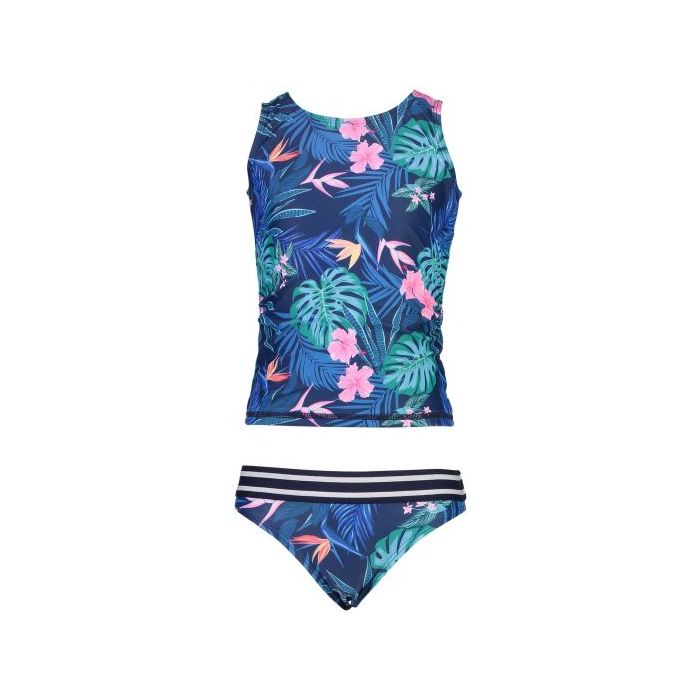 Snapper Rock - Tankini voor meisjes - Rain Forest - Blauw