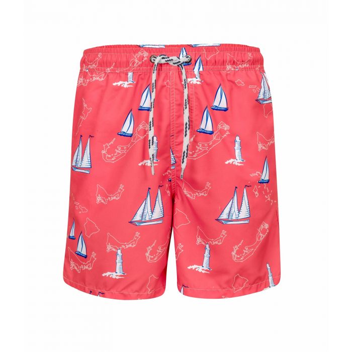 Snapper Rock - Zwembroek heren Island Sail - Rood
