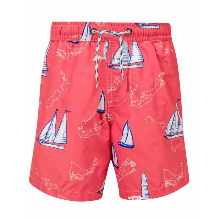 Snapper Rock - Zwembroek jongen Island Sail - Rood