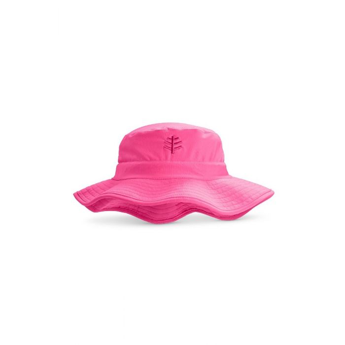 Coolibar - UV-bucket hat voor kinderen - Aloha roze