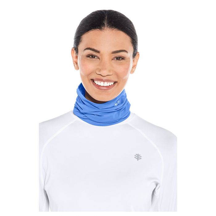 Coolibar - UV-hals- en hoofdbescherming voor dames en heren - blauw