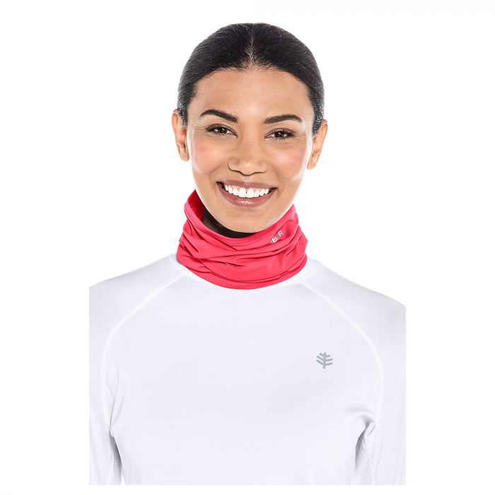 Coolibar - UV-hals- en hoofdbescherming voor dames en heren - roze
