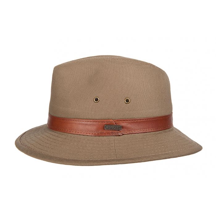 Hatland - UV Bucket hoed voor heren - BushWalker - Brons