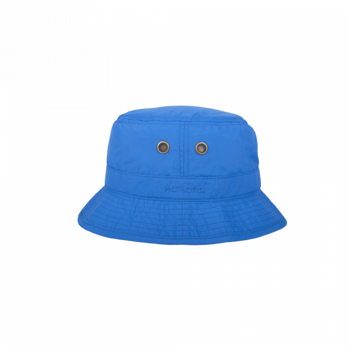 Hatland - Waterbestendige UV Bucket hoed voor heren - Kasai - Blauw