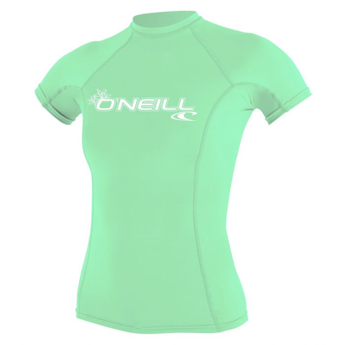 O'Neill - UV-shirt voor dames met korte mouwen - Basic Rash - Aqua