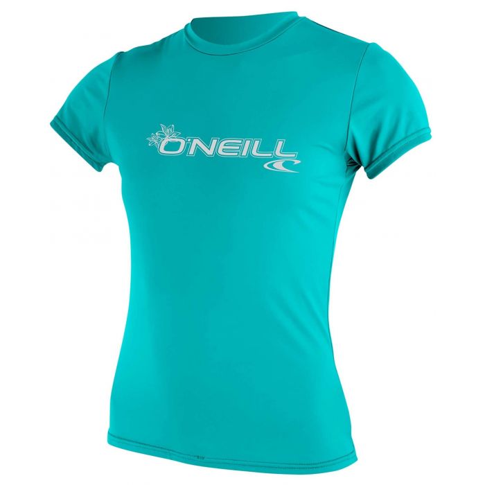 O'Neill - UV-shirt voor dames met korte mouwen - Basic Sun - Aqua