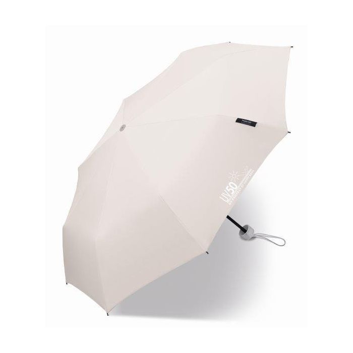 Happy Rain - Mini paraplu met UV bescherming - Handmatig - Grijs