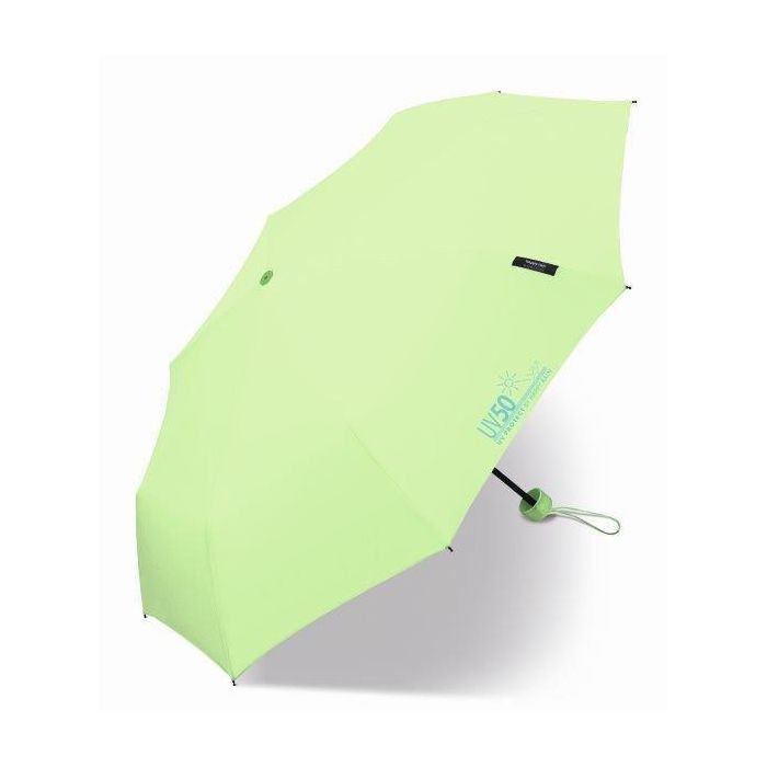 Happy Rain - Mini paraplu met UV bescherming - Handmatig - Groen