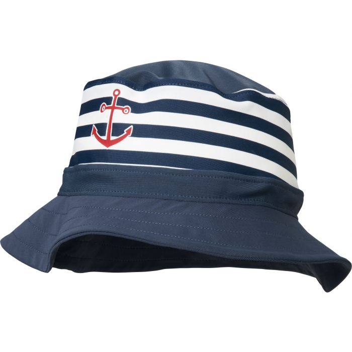 Playshoes - UV-hoed voor jongens en meisjes - maritiem - blauw & wit