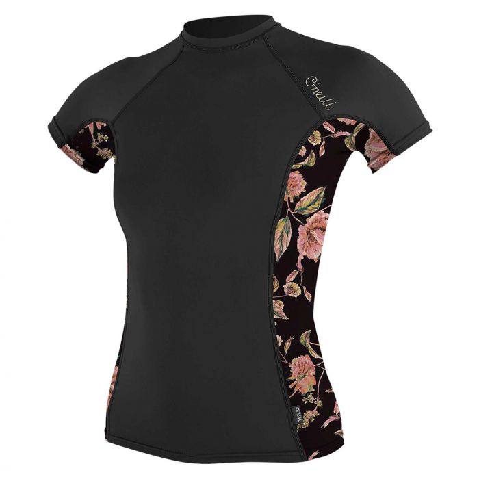 O'Neill - UV-shirt voor dames met korte mouwen - Rash Guard - Zwart