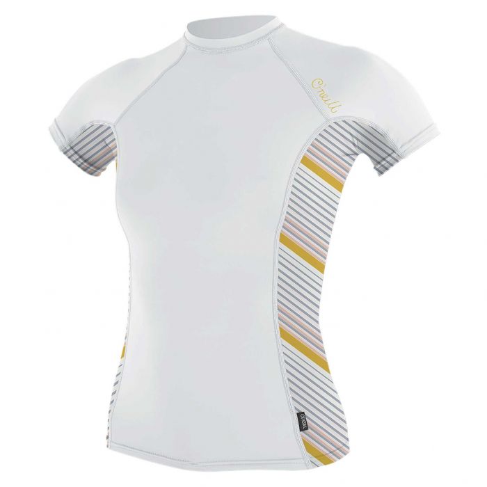 O'Neill - UV-shirt voor dames met korte mouwen - Rash Guard - Wit