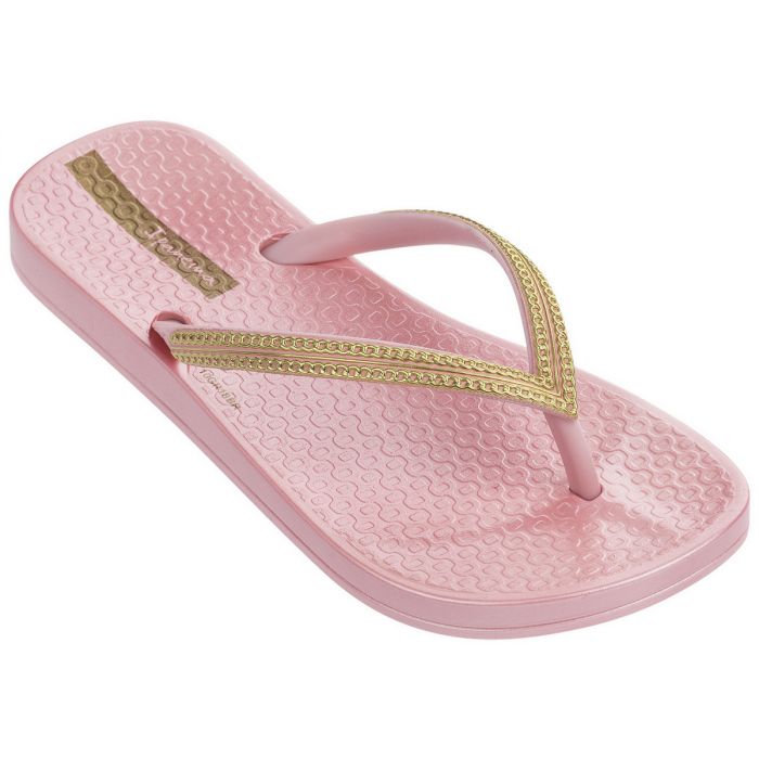 Ipanema - slippers voor meisjes - Mesh Kids - roze & goud