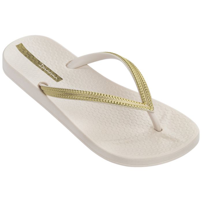 Ipanema - slippers voor dames - Anatomic Mesh - wit & goud