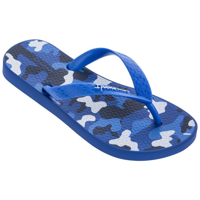 Ipanema - slippers voor jongens - Classic VI Kids - blauw-wit