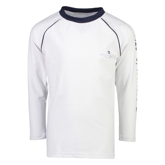 Snapper Rock - UV Zwemshirt met lange mouwen voor jongens - Compass - Wit