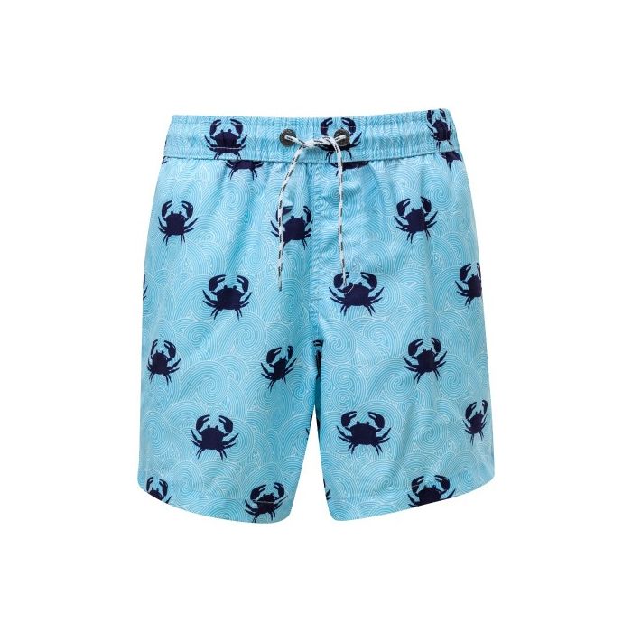 Snapper Rock - Boardshort voor jongens - Blauw Crab - Lichtblauw