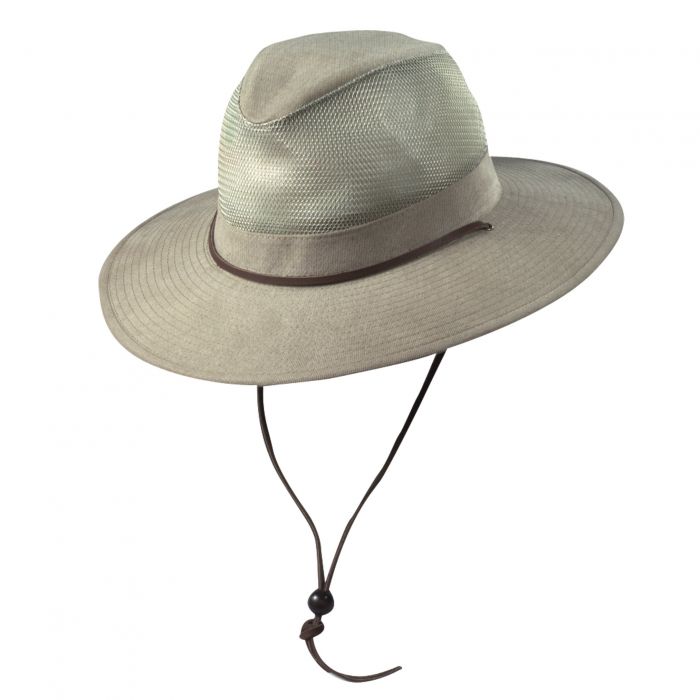 Dorfman Pacific - UV Safari hoed voor kinderen - Kaki