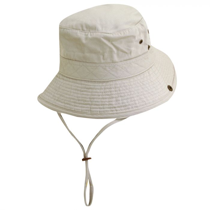 Dorfman Pacific - UV hoed voor kinderen - Gebroken wit/Zwart