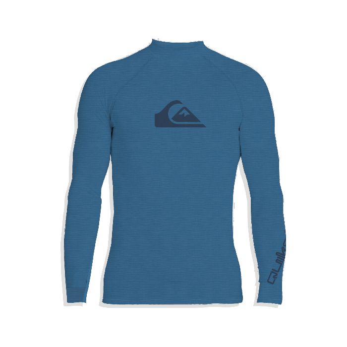 Quiksilver - UV-Zwemshirt met lange mouwen voor mannen - All time - Blauw