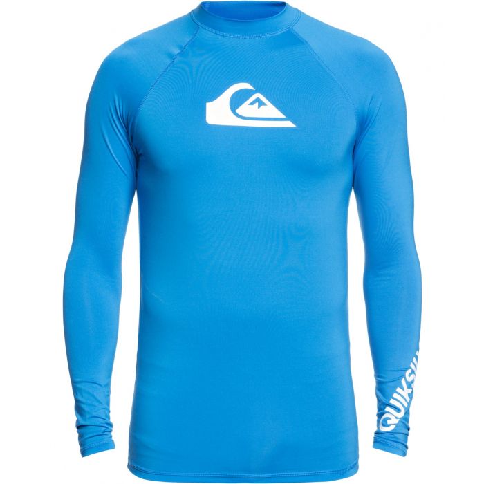 Quiksilver - UV-zwemshirt voor heren - Longsleeve - All Time - Helderblauw