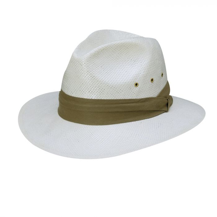 Dorfman Pacific - Safari Toyo hoed voor heren - Kaki