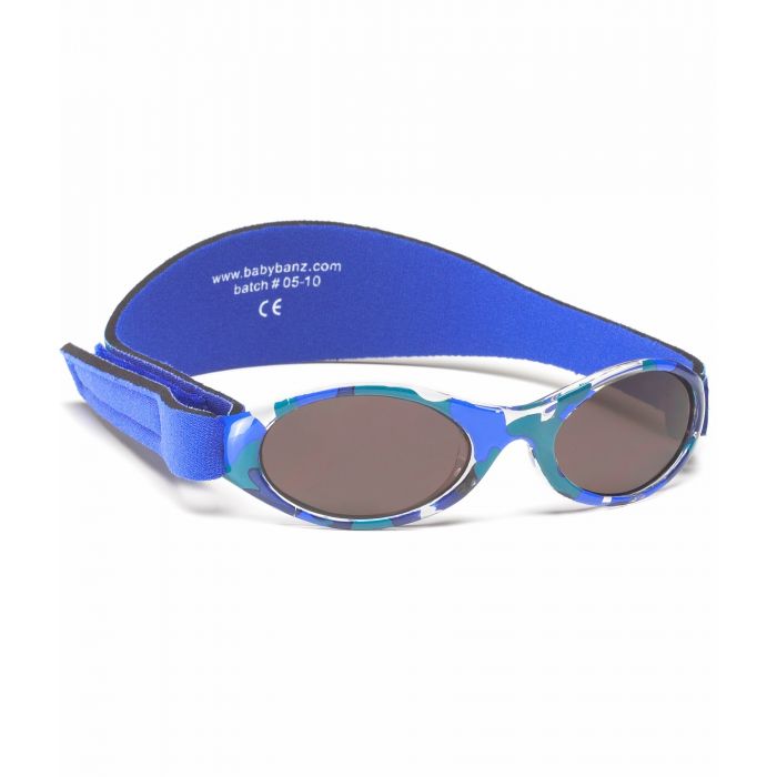 Banz - UV-beschermende zonnebril voor kinderen - Bubzee - Blauw Camo