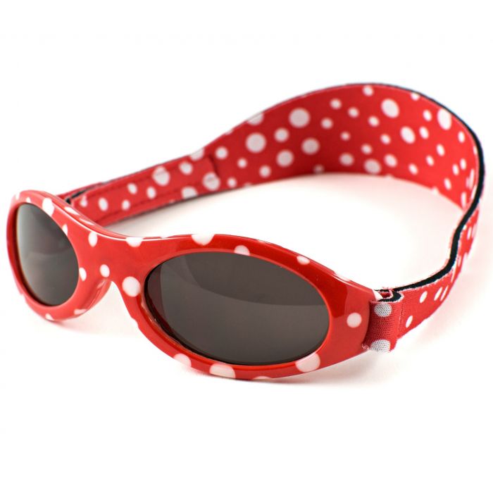 Banz - UV-beschermende zonnebril voor kinderen - Bubzee - Rood gestipt