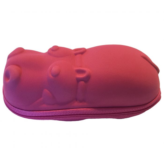 Banz - Zonnebrillenetui voor kinderen - Nijlpaard - Roze