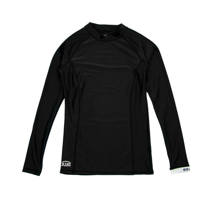 JUJA - UV-Zwemshirt met lange mouwen voor vrouwen - UPF50+ - Solid - Zwart