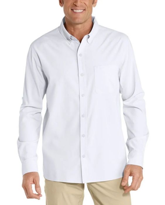 Coolibar - UV Overhemd voor heren - Aricia Sun Shirt - Wit