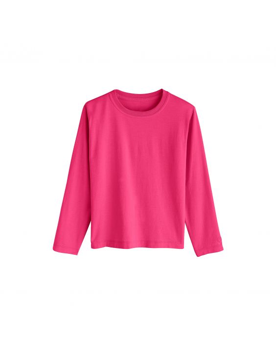 Coolibar - UV-shirt voor kinderen - Magenta(paars-rood)