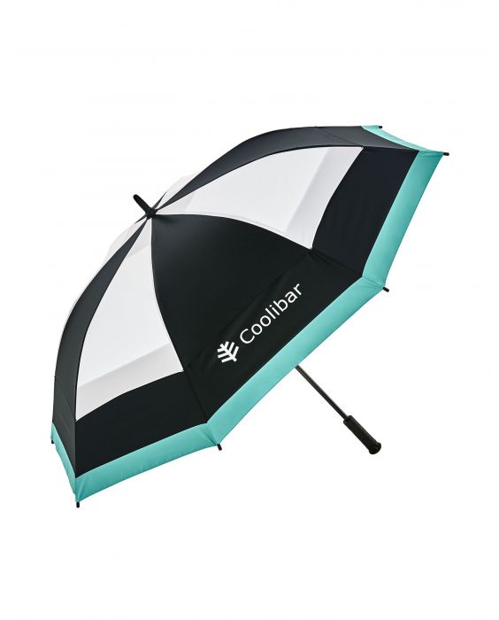 Coolibar - UV-werende Paraplu - Tournament Golf - Zwart/Wit