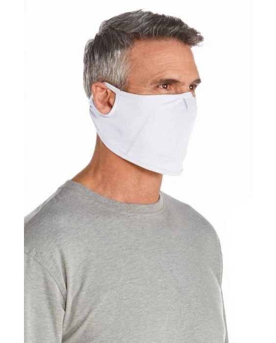 Coolibar - UV-masker voor volwassenen - Blackburn - Wit