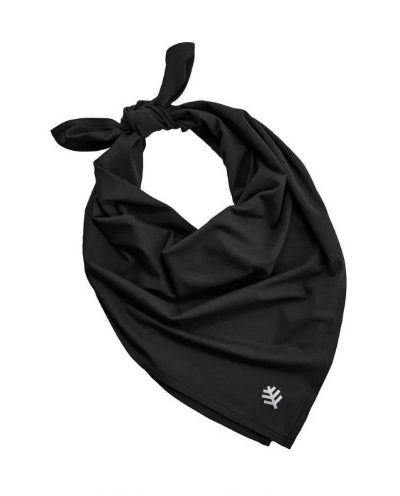 Coolibar - UV-bandana voor volwassenen - Virasana Performance - Zwart