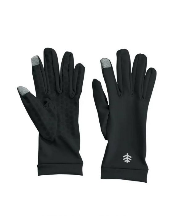 Coolibar - UV-handschoenen voor volwassenen - Gannett - Zwart