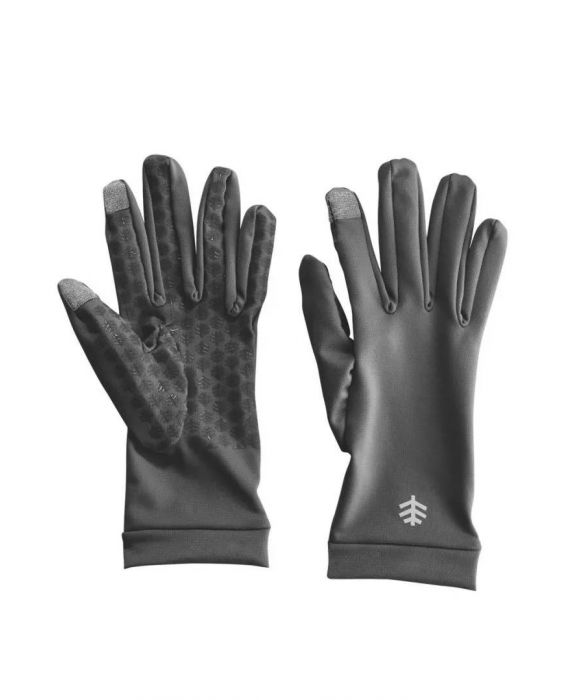 Coolibar - UV-handschoenen voor volwassenen - Gannett - Steenkool