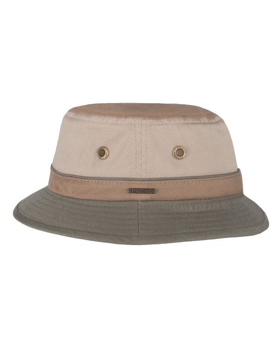 Hatland - UV Bucket hoed voor heren - Yelmer - Beige