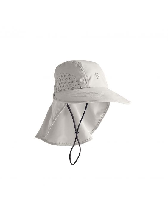 Coolibar - UV-hoed voor kinderen - lichtgrijs