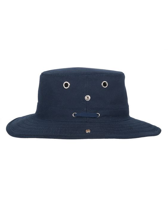 Hatland - UV Boonie hoed voor heren - Portland - Marineblauw