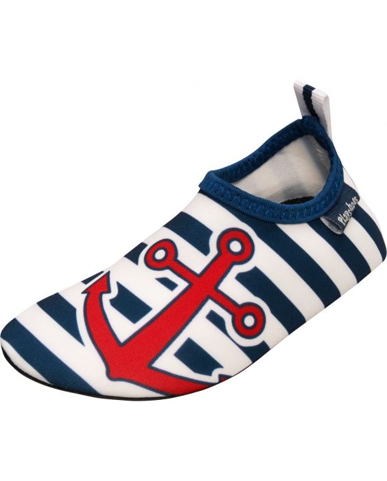 Playshoes - UV-waterschoenen voor kinderen - Maritiem - Blauw/wit/rood