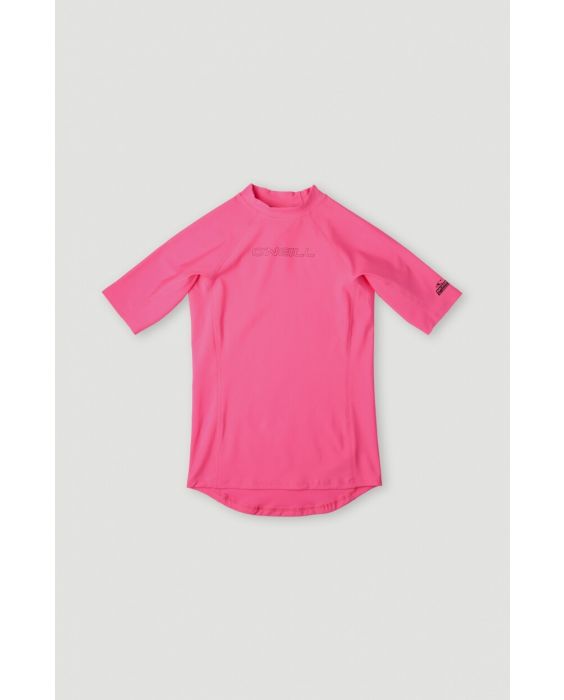 O'Neill - UV-Zwemshirt met korte mouwen voor meisjes - UPF50+ - Skins - Rosa Shocking
